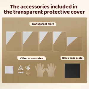 Tổng lãnh thiên thần Roman cột cơ sở trong suốt <span class=keywords><strong>Acrylic</strong></span> hiển thị đứng zimom Búp bê Collector bệ chống bụi hộp POPO Mart lưu trữ trường hợp - Product Image 6