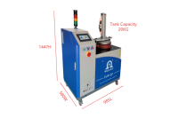 Machine à coller électrique automatique Weleo pour cartons en bois de café PUR-20, machine à fusionner adhésif thermofusible polyuréthane 20 kg
