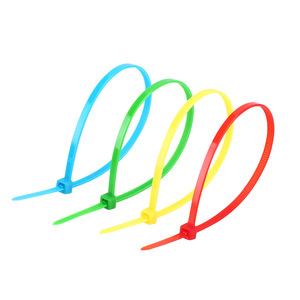 สายรัดเคเบิล Yag ขนาด 4x200 มม. ทำจากไนลอนสีเขียว สำหรับมัดของในสวนหรือดอกไม้ ได้รับการรับรองมาตรฐาน SGS CE ISO9001 - Product Image 2