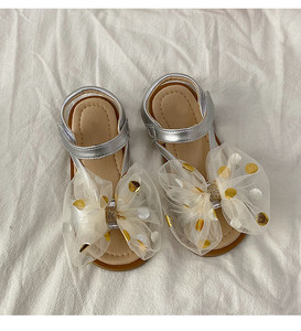 Sandalias de Niña para Verano, Sandalias de Moda con Lazo Brillante para Bebés y Niñas Pequeñas, Zapatos de Princesa para Niñas - Product Image 3