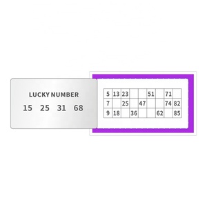 Custom Printed Bingo Cards Personalized Bingo Game Cards for Party & Event Supplies - Product Image 4