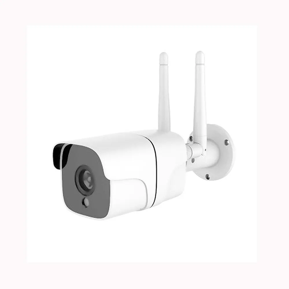 Telecamere di sicurezza da 2mp Wireless Outdoor IP66 custodia in metallo impermeabile WiFi Bullet telecamera CCTV con sirena incorporata