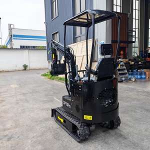 Excavadora pequeña Landward de 1 tonelada, 1T, 1000KG, precio bajo, Mini excavadora para mujer, máquina excavadora con remolque, 2 uds. - Product Image 3