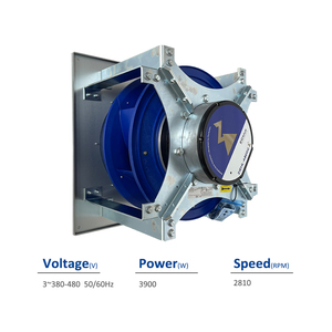 พัดลมระบายความร้อนแบบแรงเหวี่ยง EC สำหรับศูนย์ข้อมูล HVAC รุ่น ZIEHL-ABEGG GR40C-ZID.GG.CR 116785/H01 400V 50Hz 60Hz AHU - Product Image 2