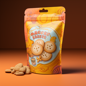 Tùy Chỉnh Mylar Dây Kéo Nắp Kéo Bao Bì Thực Phẩm Pouch Túi Đứng Đầy Màu Sắc Nhôm Lá Mùi Bằng Chứng Cho Sushi Salad Bánh Kỹ Thuật Số - Product Image 5