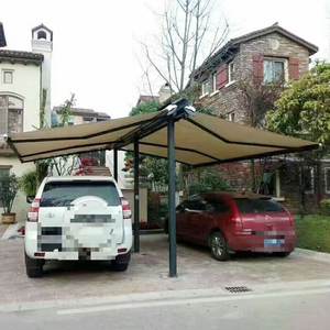 Toldo retráctil Tuoye <span class=keywords><strong>para</strong></span> garaje <span class=keywords><strong>de</strong></span> coche, <span class=keywords><strong>techo</strong></span> <span class=keywords><strong>de</strong></span> <span class=keywords><strong>lona</strong></span> <span class=keywords><strong>para</strong></span> refugios <span class=keywords><strong>de</strong></span> motocicletas al aire libre, tamaño grande, 7m, 8m, 9M, 10m, resistente - Product Image 1