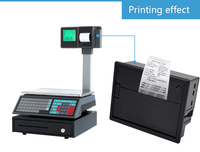 Brightek 80mm Mini Thermal Panel Printer WH-E19 untuk Timbangan