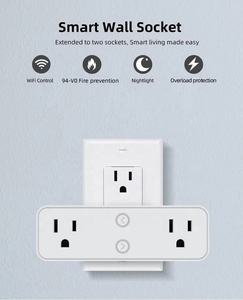TY-2211W-US US Smart Plug Outlet Socket <b>Surge</b> <b>Protector</b> 10A Wall Mount Outlet Extender Multi Plug With Tray - Product Image 5
