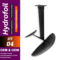 GY04 Carbon Unpowered Surf Foil Water Sports foil Logo personnalisé efoil surf pompage hydrofoil
