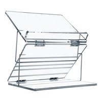 Cadeaux Rosh Hashanah Pessah Prière Livre Étagère Stand Judaica Juif Pliable Personnalisé Table Top Lucite Acrylique Shtender