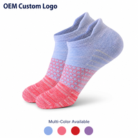 Chaussettes de sport invisibles pour femmes OEM, en tricot extensible, rembourrées, pour la course à pied, la salle de sport, le quotidien, design personnalisé