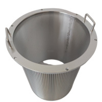 Cylindre de tamisage en fil de cuivre en acier inoxydable 304 316L pour le tamisage des puits d'eau