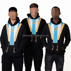 Fabricant de vêtements personnalisé ethnique musulman émirats <span class=keywords><strong>arabes</strong></span> <span class=keywords><strong>unis</strong></span> football arabe hommes sweats à capuche - Product Image 2