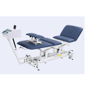 Traksi Lumbar 4 bagian fisioterapi elektrik, Meja traksi ranjang dekompresi dengan sistem Kaki semua di sekitar - Product Image 5