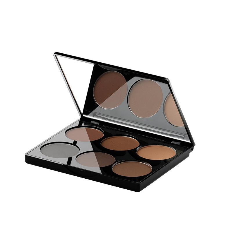 Private Label Vegan Pressed Compact Powder Palette Highlight Contour Palette Bronzer Pressed Powder Makeup Pallet