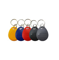 Großhandel Günstige TK4100 Zugangskontroll-Schlüsselanhänger Benutzerdefinierte 4k 13,56MHz NFC RFID Schlüsselanhänger Programmierbarer 125Khz RFID EM Schlüsselanhänger mit EM4305