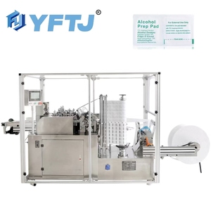 Nhà sản xuất bán hàng trực tiếp hiệu suất cao cồn tăm bông chuẩn bị Pads bao bì máy làm - Product Image 1