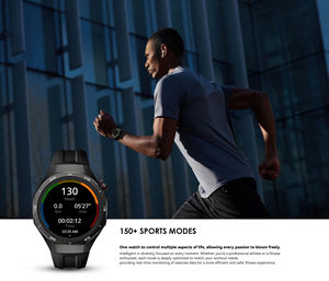 Montre connectée pour homme Sponsor AM34 avec cadran sphérique, étanche 3ATM, écran tactile, idéale pour les sports de ballon - Product Image 4