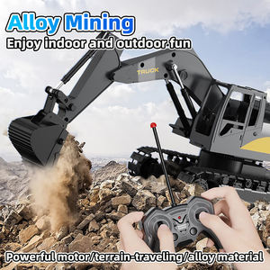 JXD Oversized Kids' ABS RC Remote Control Excavator <b>Construction</b> <b>Vehicle</b> <b>Toy</b> Tracked Realistic Model Wholesale Street Vending - Product Image 2