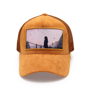 Casquette en maille impression de transfert OEM votre propre Y2K sublimé Patch Logo fourrure moelleux daim velours sublimation personnalisé<span class=keywords><strong>e</strong></span> <span class=keywords><strong>Photo</strong></span> camionneur chapeaux - Product Image 6