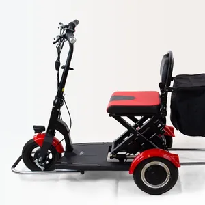 [USA stock] Travel 4 Wheels Elderly Electric Scooter Disabled Handicapped Folding Mobility Scooter For Seniors