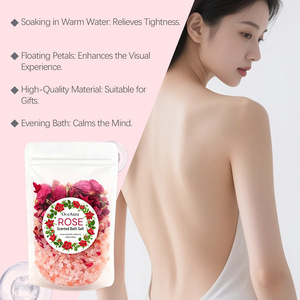 Bañera de sales con rosas secas, piel limpia <span class=keywords><strong>y</strong></span> suave, refrescante <span class=keywords><strong>y</strong></span> no pegajosa - Product Image 5