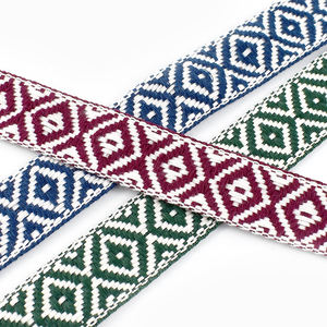 พบ <span class=keywords><strong>RD825</strong></span> 25มมกระเป๋าเสื้อผ้าโพลีเอสเตอร์สไตล์ Ethno 45เมตรต่อม้วนผ้าแจ็คการ์ดแบบหนา - Product Image 5