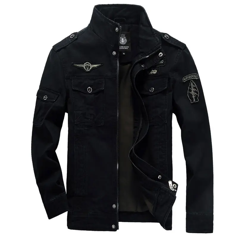 Wholesale price fashionable style autumn men's jacket plus size pilot jacket man