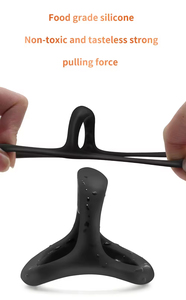 Wholesale Couple Sharing Clitoral Stimulation Passion Lock Fine <b>Ring</b> Sex Toys Silicone Delay Ejaculation Tool <b>for</b> <b>Men</b> - Product Image 5