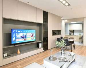 TV Cabinet Modern Luxury Classic MDF TV Stand Furniture Modern Home Wooden <b>Living</b> <b>Room</b> <b>Wall</b> <b>Unit</b> TV Cabinet - Product Image 4