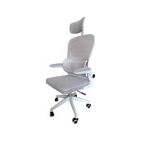 Chaise de bureau pivotante en maille de haute qualité pour usage commercial, chaise d'ordinateur robuste avec vérin à gaz