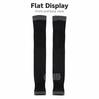 Manchons de compression pour femmes 480D, au-dessus du genou, à bout ouvert, à compression graduée, pour la circulation quotidienne, OEM personnalisé
