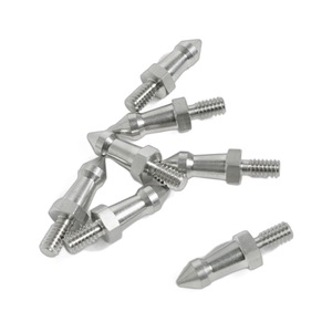 Trépied en acier inoxydable avec pointe filetée 3/8 pouces M8 pour trépied d'appareil photo, monopode, utilisation en extérieur - Product Image 1