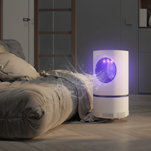 Lampe anti-moustiques silencieuse rechargeable à lumière bleue-violette, forte puissance photocatalytique, style simple, série Sky Eye, modèle Wind - Product Image 6