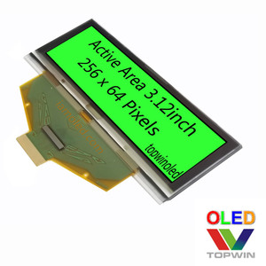 Topwin 3.12'' 3.12inch 3.2 inch I2C 4-wire SPI parallel interface 30 pin 256x64 <strong>dots</strong> yellow oled screen <strong>display</strong> UG-5664ASYEF07 - Product Image 6