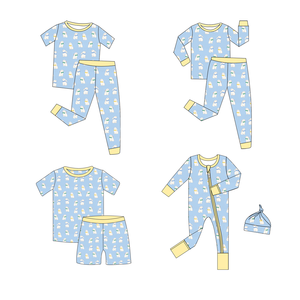 Organic Bamboo Custom <strong>Boys</strong> <strong>Clothing</strong> Suits Little Kids Homewear Set 2-piece Cotton Baby Toddler Pajamas - Product Image 1