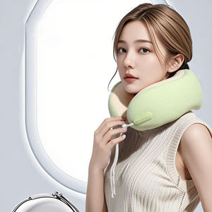 Meilleur oreiller cervical en mousse à mémoire de forme en forme de U avec housse amovible pour dormir, allaiter, avion, voiture et usage domestique - Product Image 3