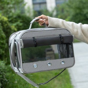 VBTOPet <b>Pet</b> <b>Carrier</b> <b>Backpack</b> 7 Inch Breathable Foldable Cat Dog Travel Bag For Outdoor Use - Product Image 3