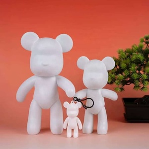 Kits de <span class=keywords><strong>peinture</strong></span> ourson goutte à goutte personnalisés pour bricolage, outils de versement de peintures fluides acryliques avec boîte à ours - Product Image 1