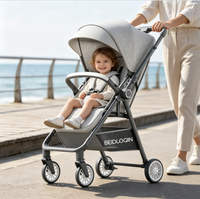 Poussette bébé pliable automatique à un clic, haute position, fournie par le fabricant, nouvelle poussette détachable pour bébé, peut assister ou allonger.