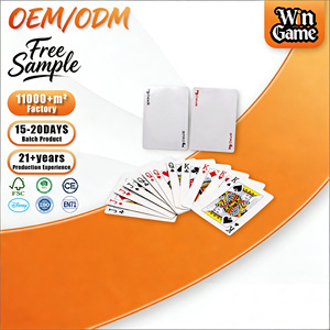 Caja <span class=keywords><strong>de</strong></span> Cartas <span class=keywords><strong>de</strong></span> Juego <span class=keywords><strong>de</strong></span> Alta Calidad, Impermeable, Sublimable, Impresión Frontal y Trasera con Logotipo, Papel Dorado, PVC, Plástico - Product Image 1