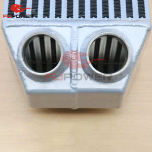 Intercooler de gran capacidad de montaje lateral de aluminio de carreras de 2 filas para <span class=keywords><strong>Renault</strong></span> <span class=keywords><strong>5</strong></span> GT Turbos - Product Image 5