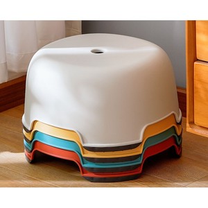 Plastic Kids <b>Stool</b> Minimalist Design Durable <b>Low</b> Seat For Children And Adults Home Use - Product Image 4