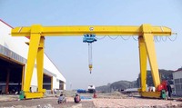 Pont roulant monopoutre électrique MH 10t-60t de l'usine Henan Yufei avec moteur et ensemble d'engrenages, hauteur de levage 12m