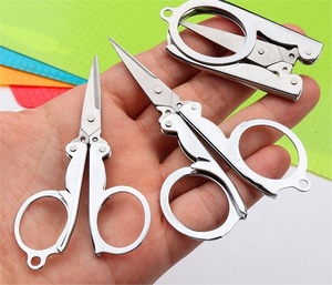Worth Garden Decorative Accessory Multi-<strong>function</strong> Home Cutting Shears Stainless Steel Mini Hand Portable <strong>Folding</strong> Scissors - Product Image 1