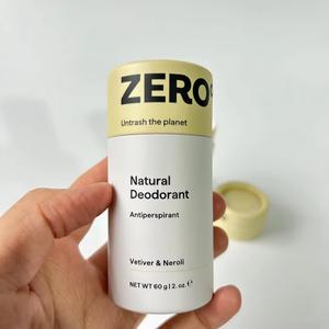 Ecológico 5g Mini bálsamo labial Push-up Tube Contenedor de desodorante de cartón Kraft resistente Embalaje de papel reciclable resistente al aceite - Product Image 6