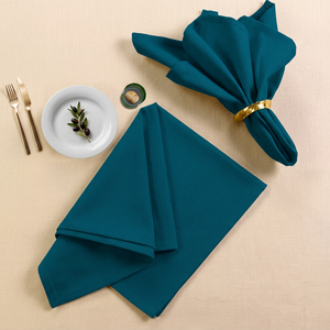 Set 12 Handmade 18x18 Inch Organic Eco-Friendly Cotton Cloth Napkins Square Shape Bohemian Style Customizable Machine Airplane - Product Image 1