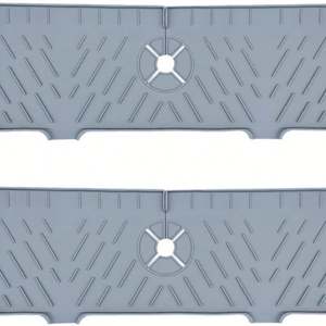 Tapis de robinet en silicone pour cuisine, salle de bain, évier, tapis de séchage, comptoir de cuisine et de salle de bain - Product Image 3