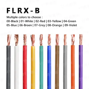 Автомобильный провод ISO 6722 FLRX-B соединительный провод для кабельных жгутов 0,35 0,5 0,75 1,5 мм безгалогенный кабель для автомобиля