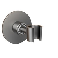Étagère de douche murale moderne et minimaliste en acier inoxydable brossé électroplaqué, sans perçage, pour salle de bain